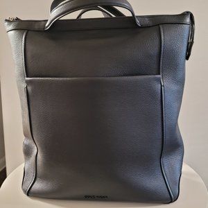 Cole Haan Grand Ambition Convertible Black Leather Backpack - Style #U04390